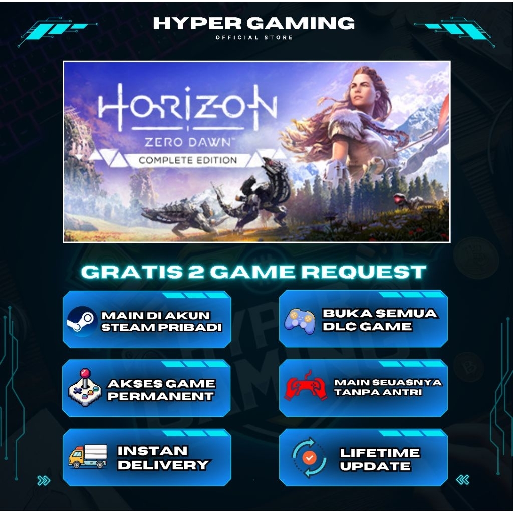 Jual [ FREE 1 GAME REQUEST ] - Horizon Zero Dawn™ Complete Edition ...