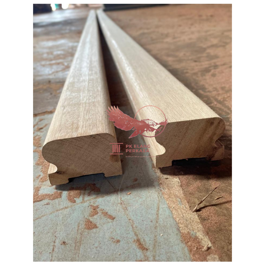 Jual Ralling Tangga/Pegangan Tangga Kayu Meranti | Shopee Indonesia
