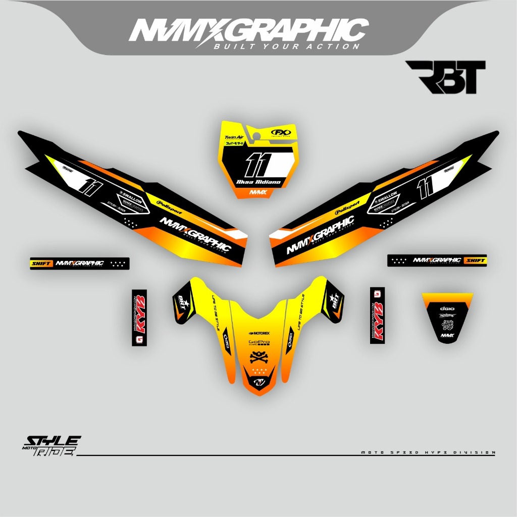 Jual Decal RBT Full Body Motor – Custom Desain Sendiri | Shopee Indonesia