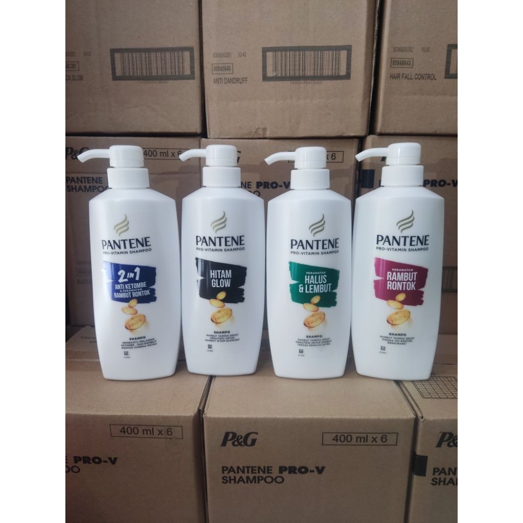 Jual PANTENE Shampoo 400ml Pump - Shampo Pantene Anti Ketombe Pro V ...