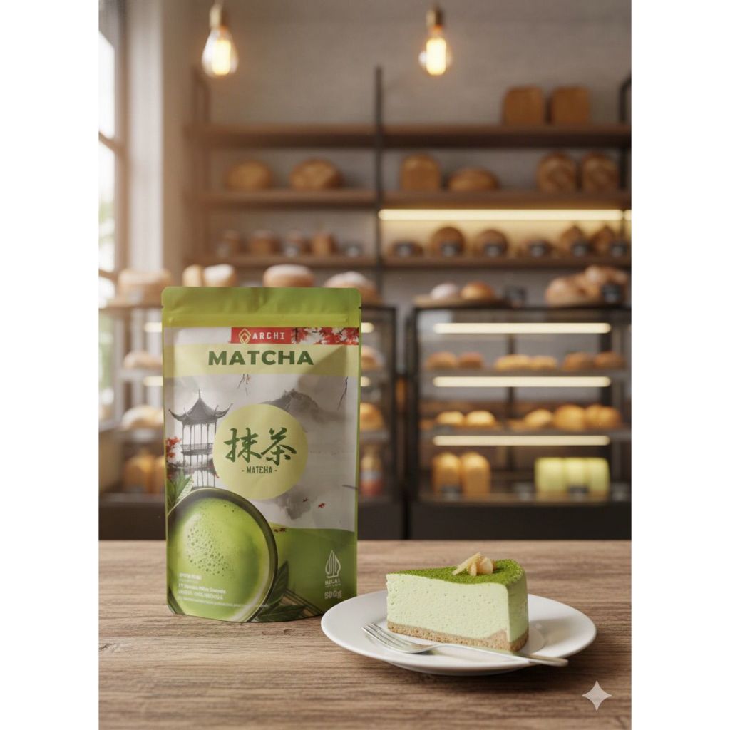 Jual ARCHI Matcha Grade B 500gr - Food Service | Shopee Indonesia
