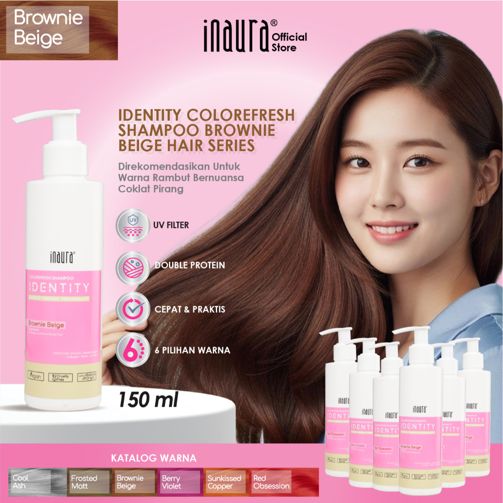 Jual inaura Identity ColoRefresh Shampoo 150ml — For Hair Colorant ...