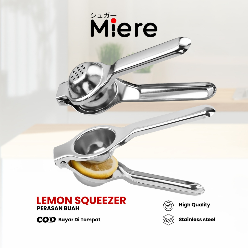 Jual Alat Peras Perasan Lemon Squeezer Jeruk Nipis Stainless Steel Besi ...