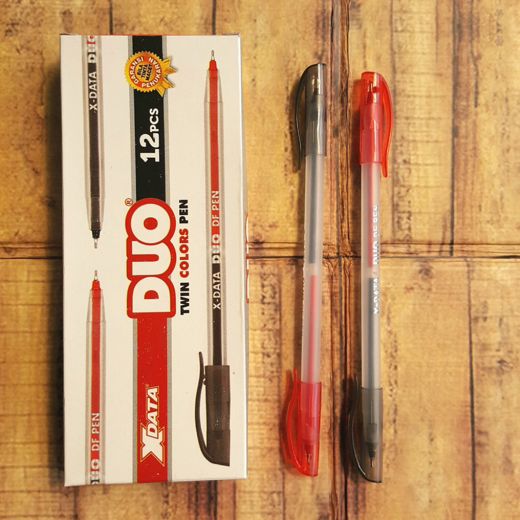 Jual Ballpoint Pulpen Dua Warna Merah dan Hitam | Shopee Indonesia