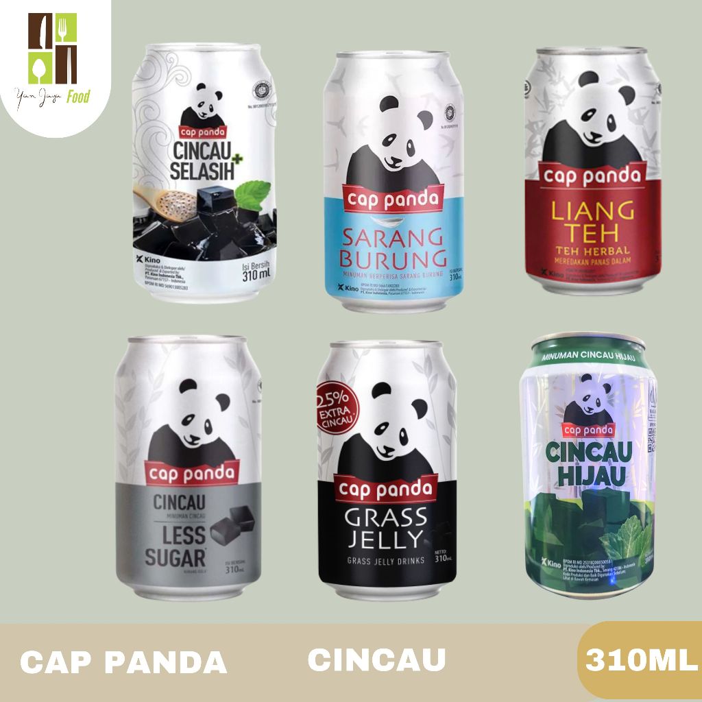 Jual Cap Panda Cincau 310ml / Cincau Cap Panda / Liang Teh / Cincau Can ...