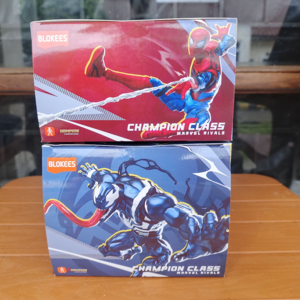 Jual Blokees Marvel Rivals Champion Class Spiderman & Venom Blokees ...