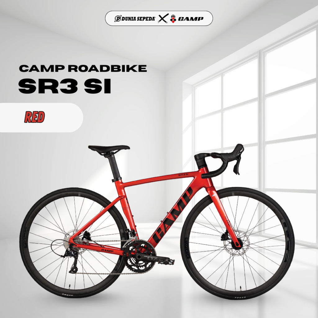 Jual Sepeda Balap Roadbike Camp SR3 Si Clean Look, 2x9sp Shimano Sora ...
