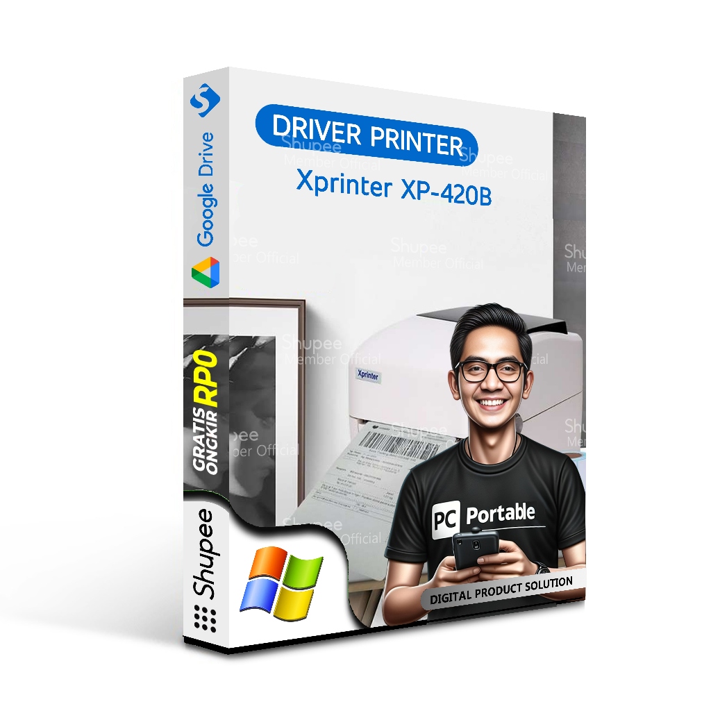 Jual Driver Printer Xprinter XP-420B | XP-420B Barcode Label Printer ...