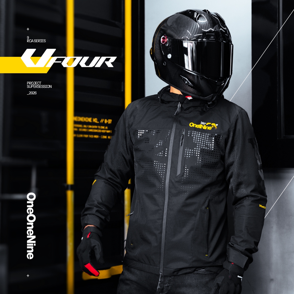 Jual Oneonenine Ksr Jaket Riding RCA VFOUR Yellow Series - Jaket Motor ...
