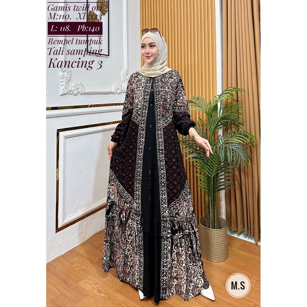 Gamis Twill Ori Shopee Indonesia 3