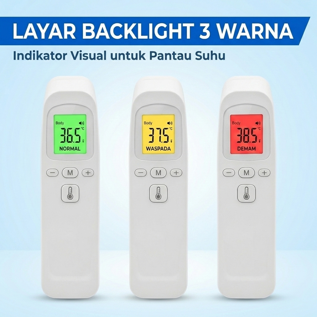 Jual [Pengiriman Cepat]Termometer Dahi Tembak Digita Portable ...