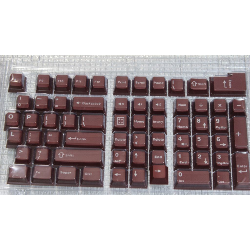 Jual Maroon PBT Doubleshot Keycaps Basic Cherry Profile | Shopee Indonesia