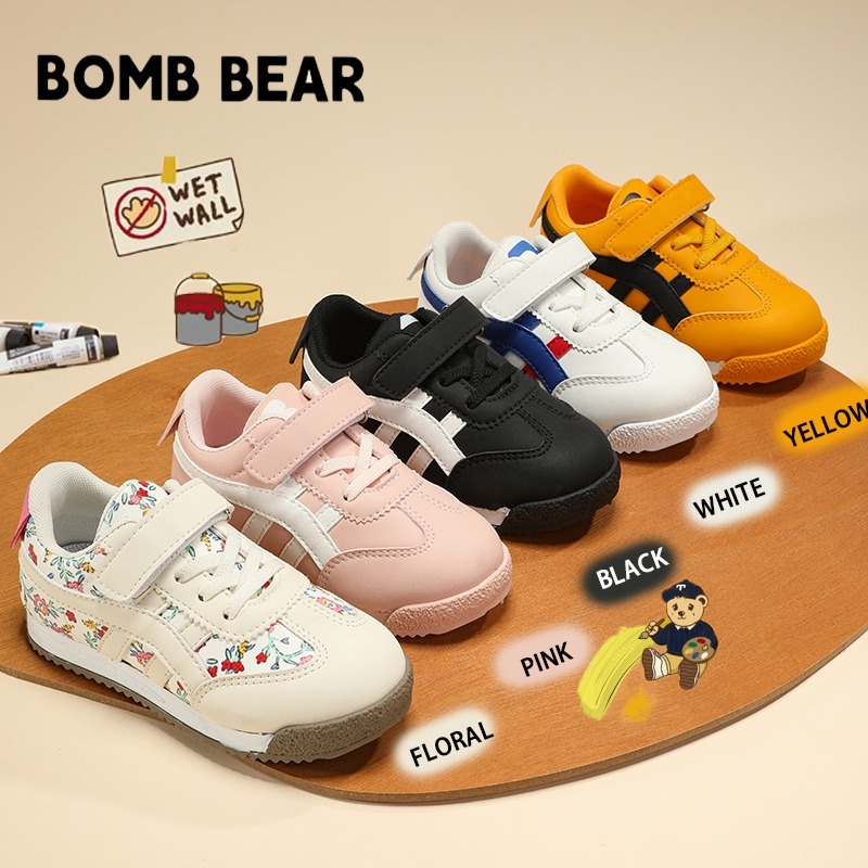 Jual Bomb Bear Sepatu Sneakers Sekolah Anak Laki Laki Perempuan TK SD ...
