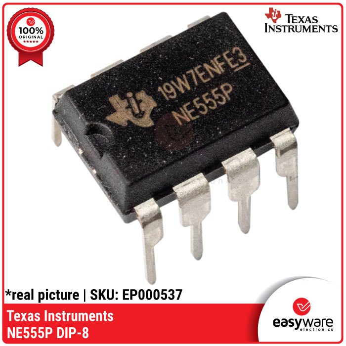 Jual IC NE555 ORIGINAL NE555P DIP-8 IC TIMER CLOCK NE 555 | Shopee ...