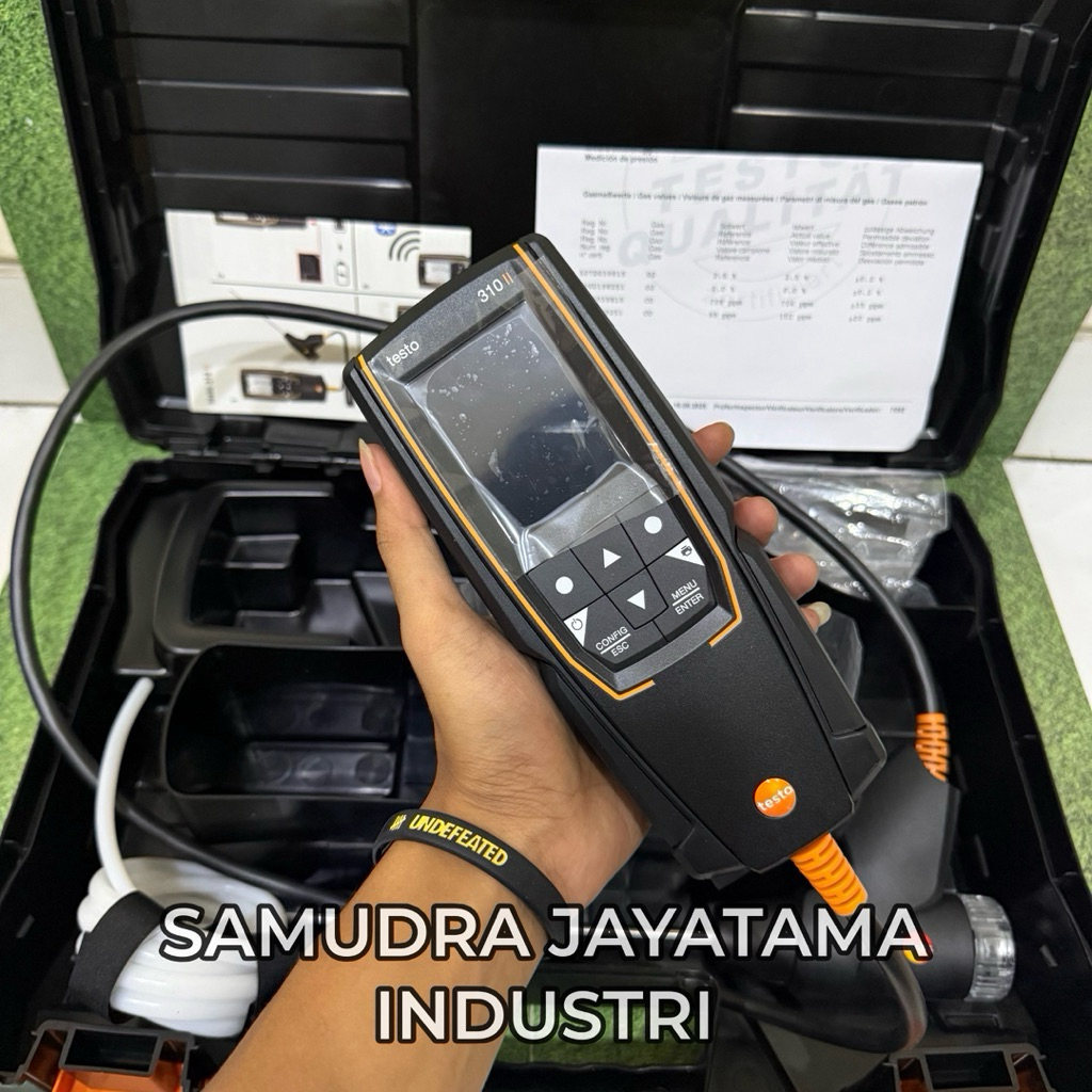 Jual testo 310 II portable digital flue gas analyzer, O2, CO, CO2 flue ...