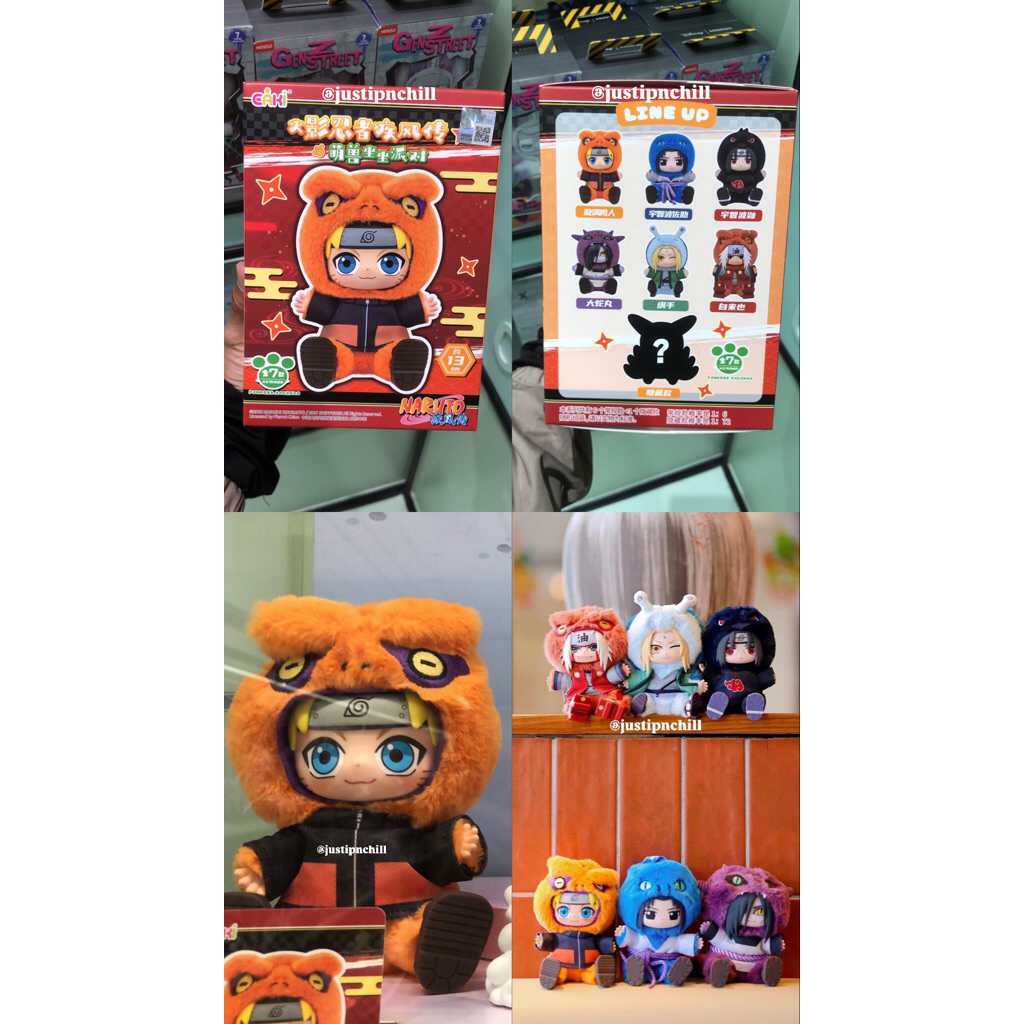 Jual [READY STOCK] Eaki Naruto BB Blindbox Labubu Naruto, Sasuke ...