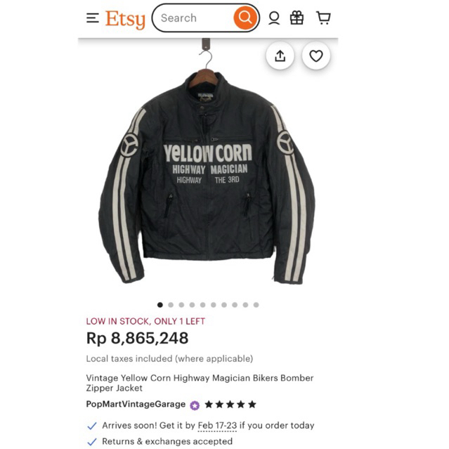 Jual Jaket Yellow Corn Highway Magician | Shopee Indonesia