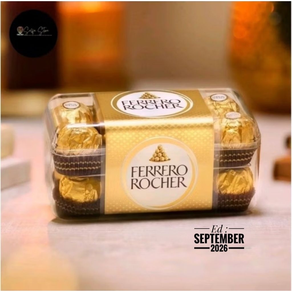Jual Coklat Ferrero Rocher isi 16pcs T 16 Halal | Shopee Indonesia