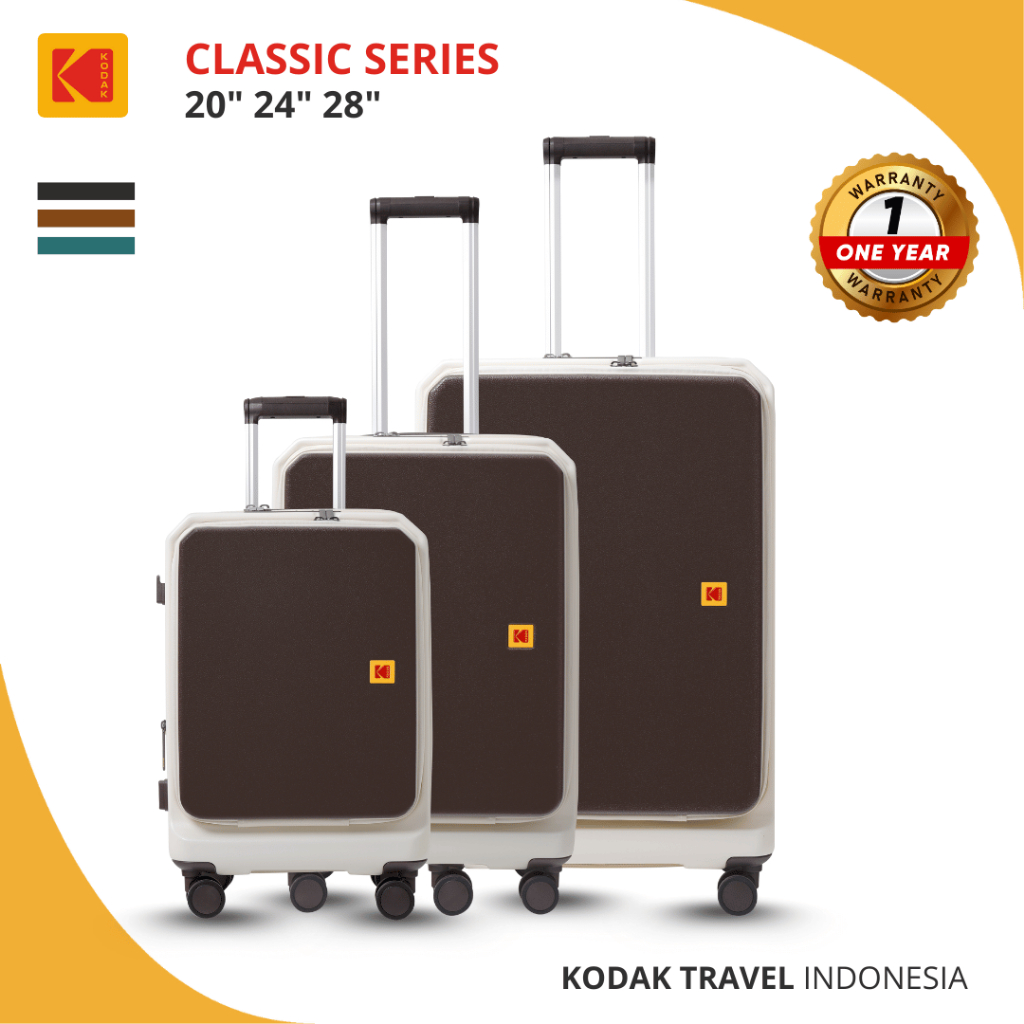 Jual Kodak Koper Classic Brown 20 Inch, 24 Inch dan 28 Inch - Koper ...
