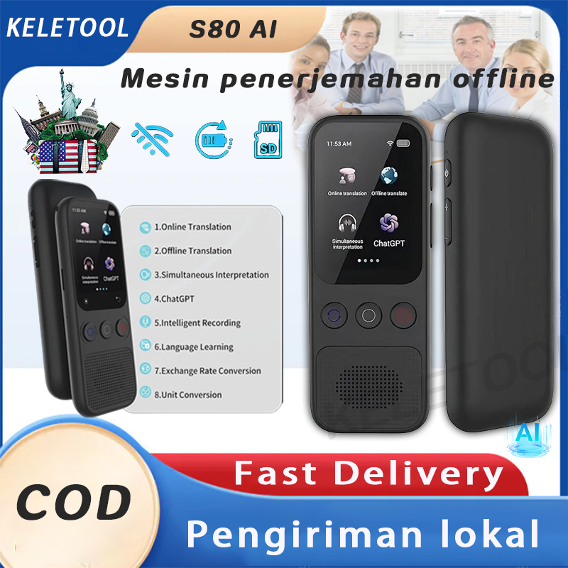 Jual Original AI Smart Translator Perangkat Penerjemahan Waktu Nyata ...