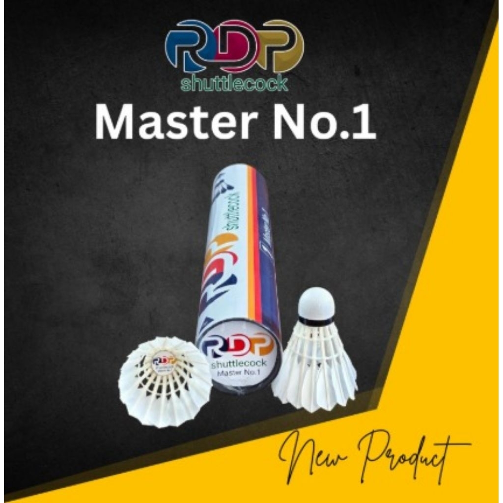 Jual RDP Shuttlecock Master No 1 Bulutangkis 12 Cock Slop Kok Asli 100% ...