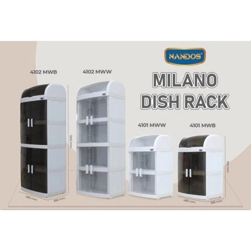 Jual Rak Piring Milano Dish Rack SSN3 4101 / SSN5 4102 - NANDOS ...
