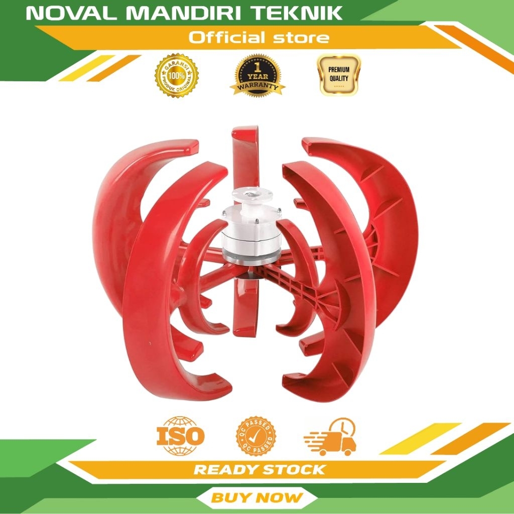 Jual PLTB Generator Wind Turbine Vertical 300W Turbin Angin / Turbin ...