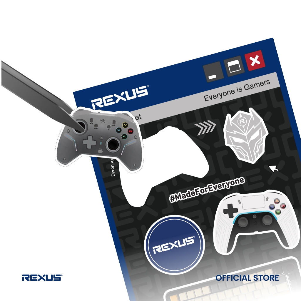 Rexus Sticker Pack Exclusive Merchandise (4)