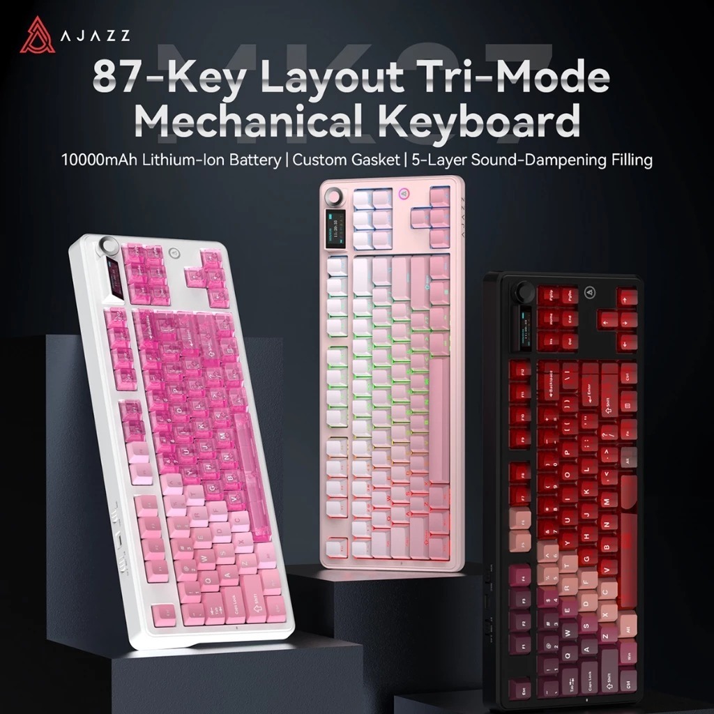 Jual Ajazz MK87 Wireless Mechanical Gaming Keyboard | Shopee Indonesia