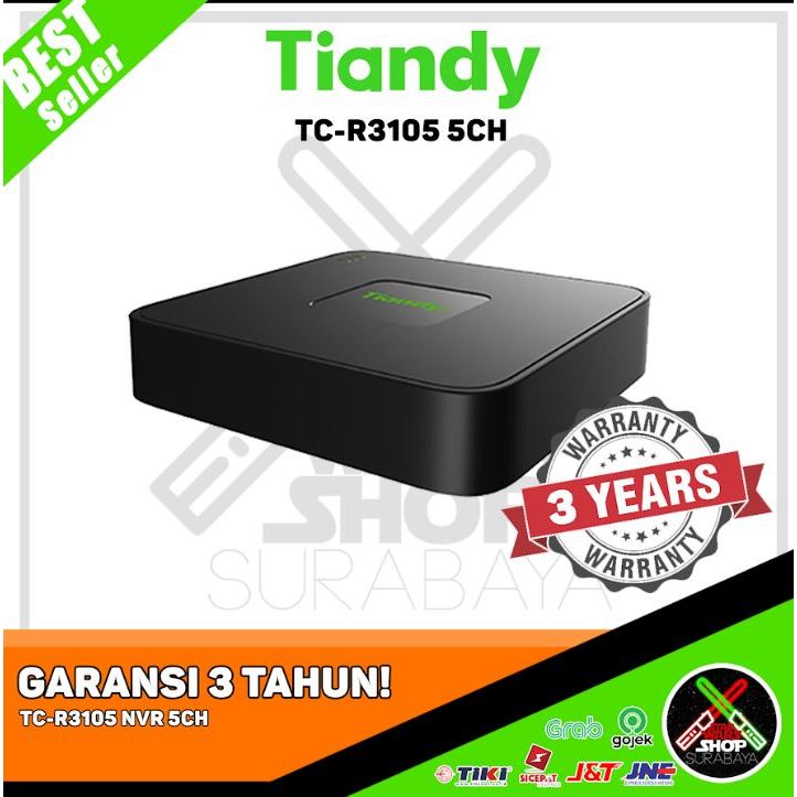 Jual Tiandy TC-R3105 NVR 5ch | Shopee Indonesia