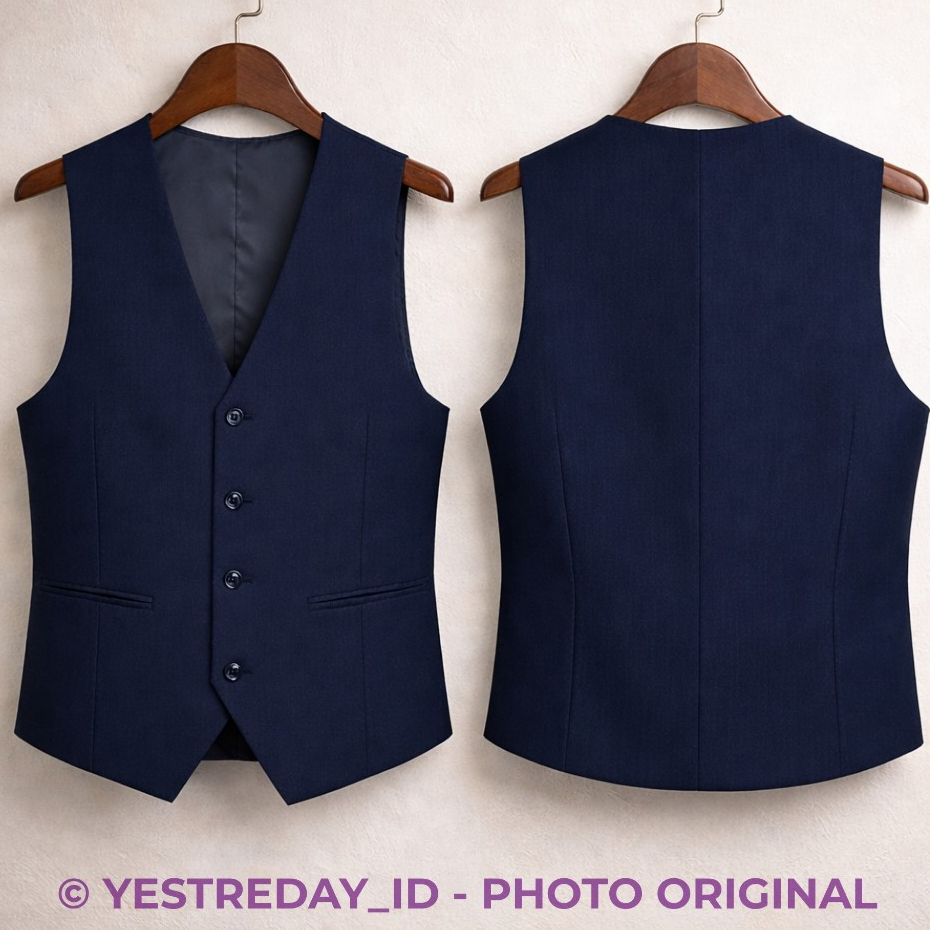 Jual YESTERDAY Vest Rompi Jas Pria Blazer Formal Basic | Kerja, Wedding ...