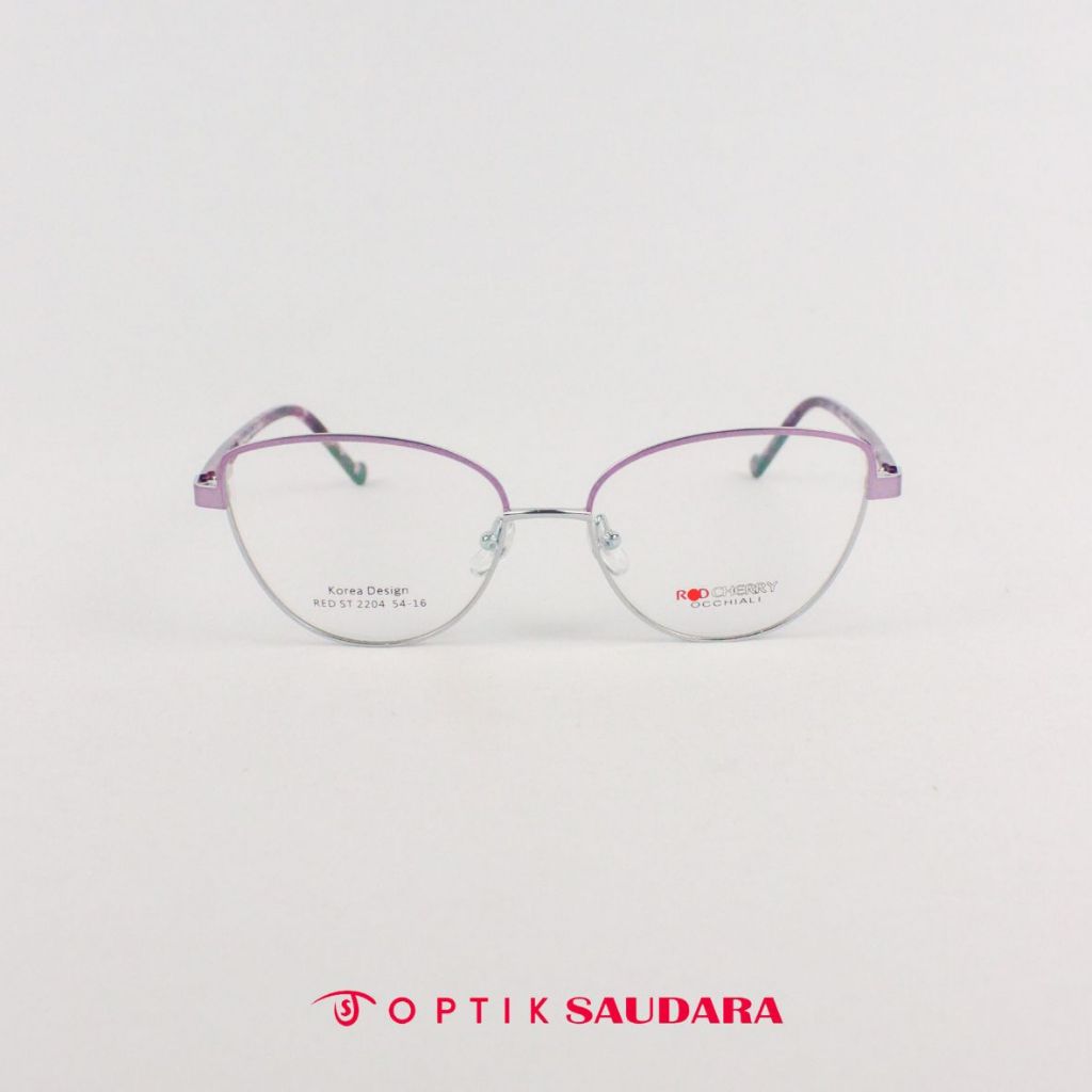 Jual Optik Saudara - Frame Red Cherry - Kacamata Wanita Model Cat Eye ...