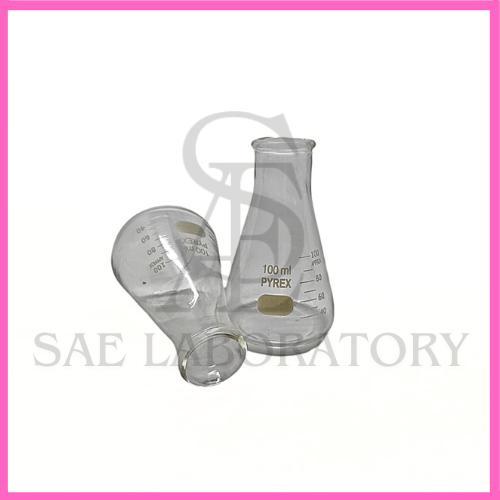 Jual Labu Erlenmeyer Kaca Borosilikat PYREX Conical Flask PYREX Glass ...