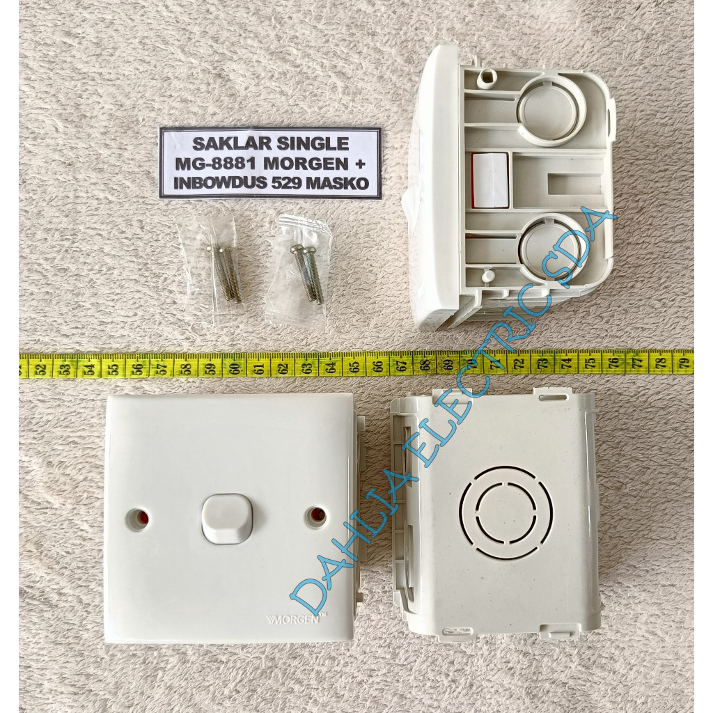 Jual SAKLAR,STOP KONTAK MORGEN C SERIES (MG-888) + INBOW DUS 529 MASKO ...