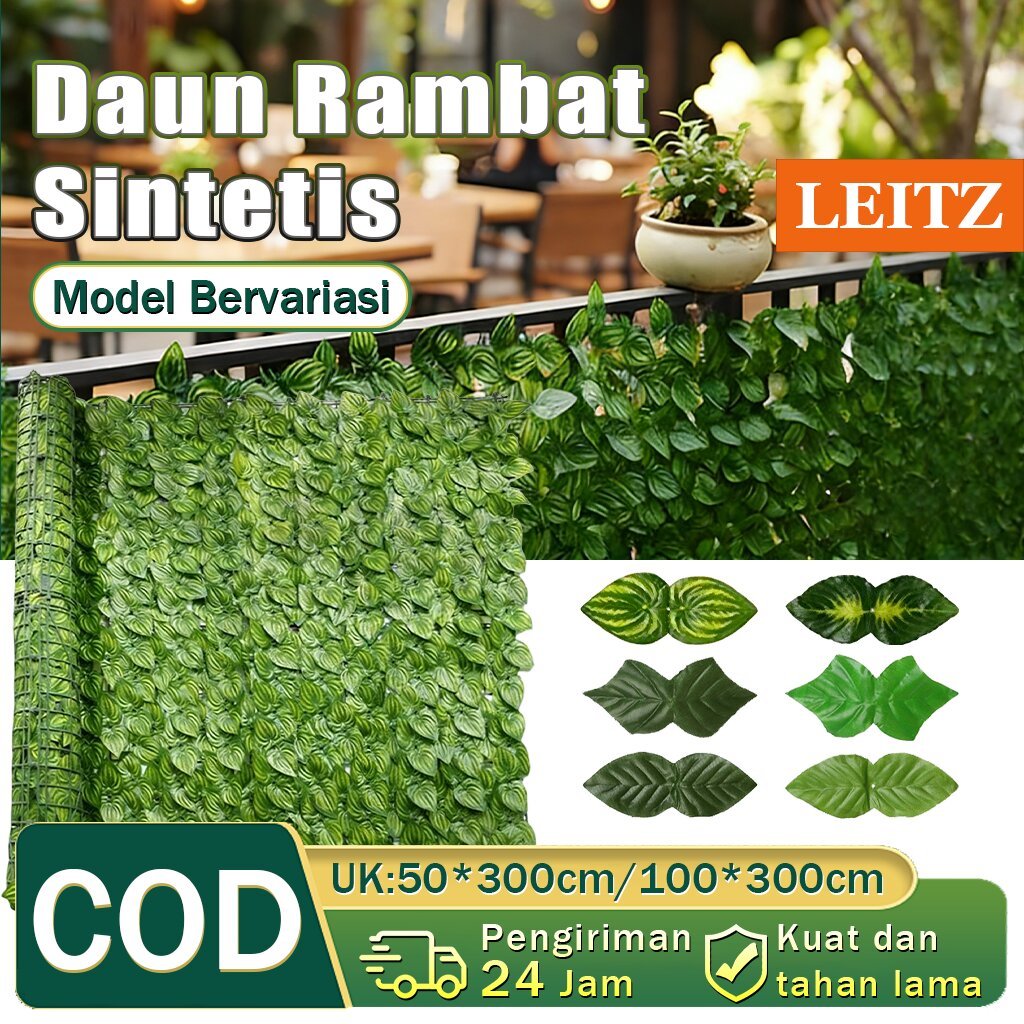 Jual LEITZ - [Ready stock] Rumput Sintetis 1m*3m Daun Rambat Sintetis ...