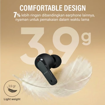 Headset TWS Earphone Bluetooth 6.0 Headphone Earbuds True Wireless PX Q60i Black