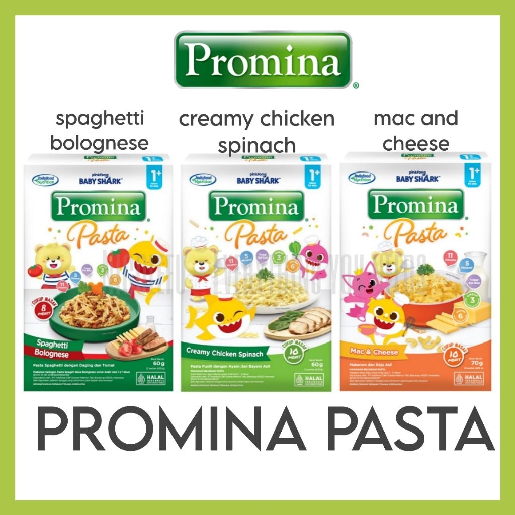Jual PROMINA Pasta Mac and Cheese / Creamy Chicken Spinach / Spaghetti ...