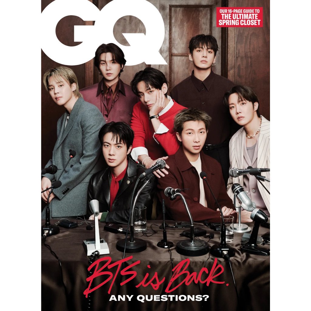 Jual [PO] OFFICIAL BTS GQ MARET 2026 NEW COVER BTS IS BACK ANY ...