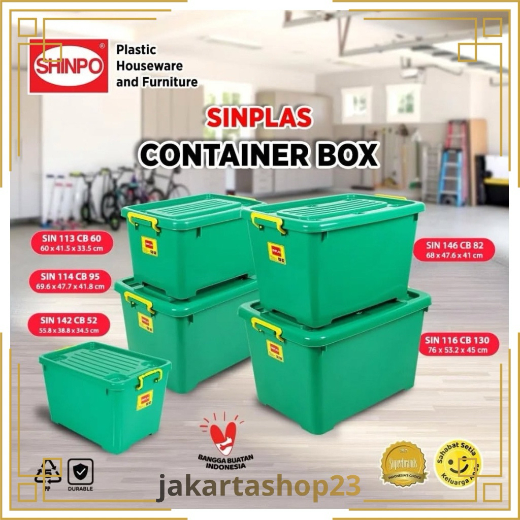Jual BOX CONTAINER SHINPO CB 52 60 82 95 130 SINPLAS / KOTAK TEMPAT ...