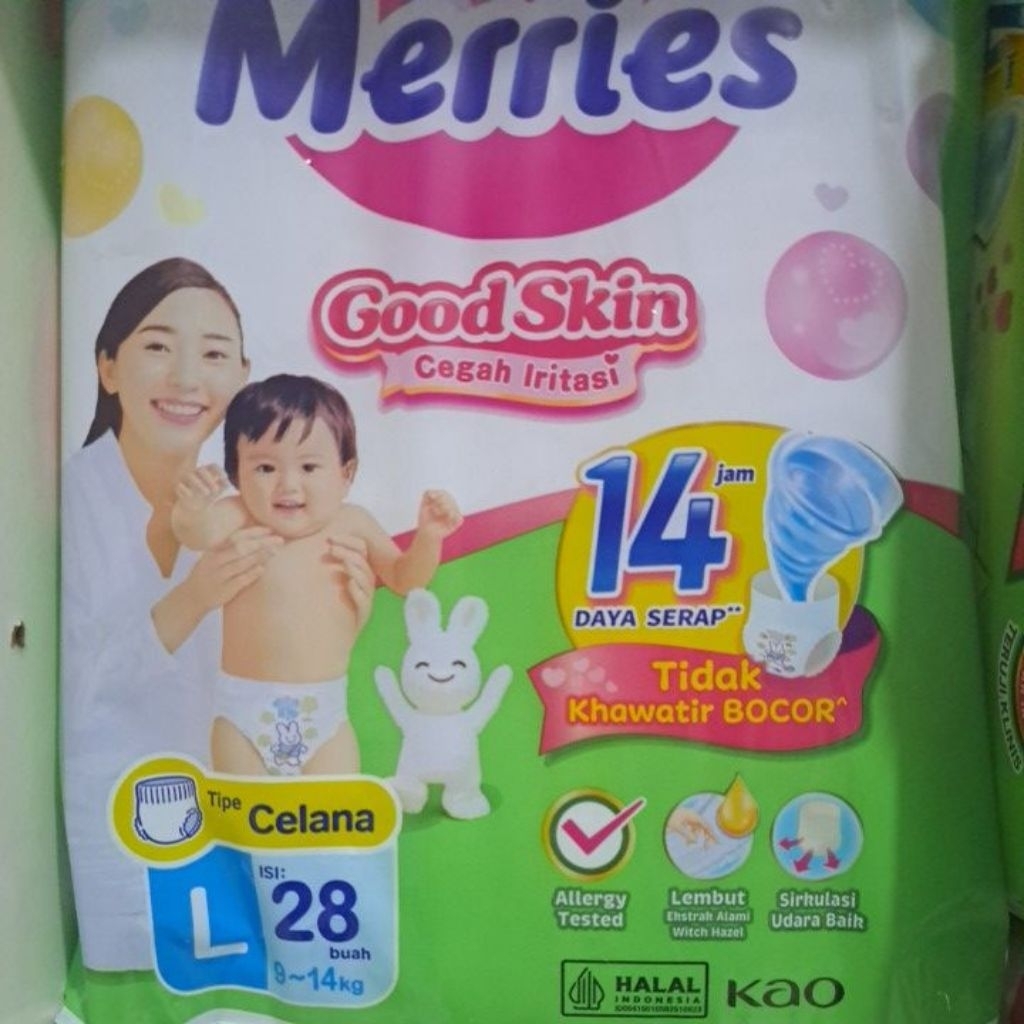 Jual MERRIES L 28 PCS | Shopee Indonesia
