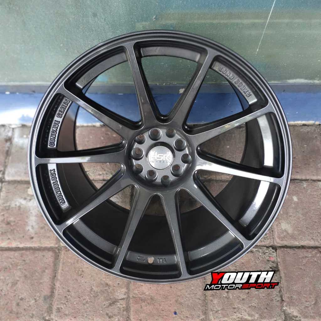 Jual Velg model concave R18 HSR SHINJUKU Lubang 5 Double Pcd Lebar 9,5/ ...