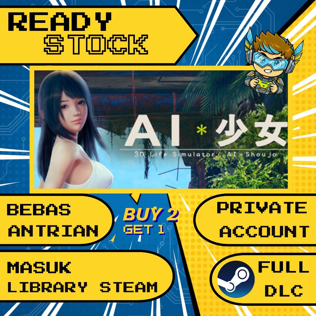 AI Shoujo/Ai Steam Private - Beli 2 Gratis 1