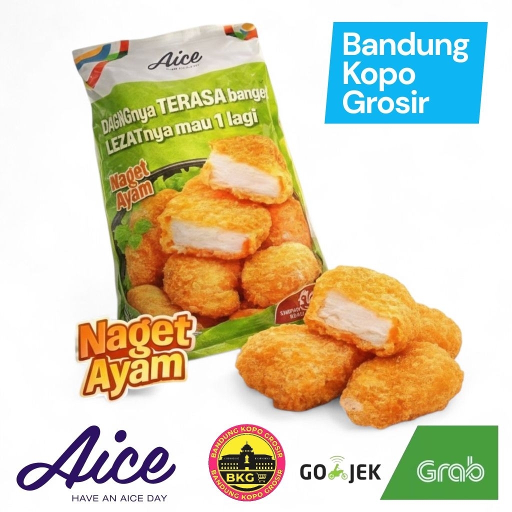 Jual Aice Naget Nugget Ayam Frozen Food 250 Gram | Shopee Indonesia