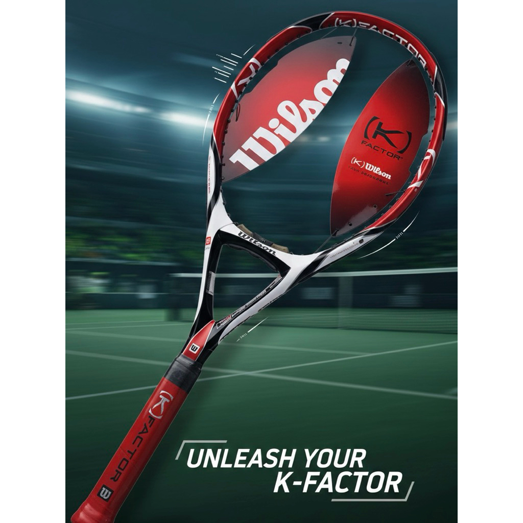 Jual Raket Tenis WILSON K-Factor (K-FIVE) | Shopee Indonesia