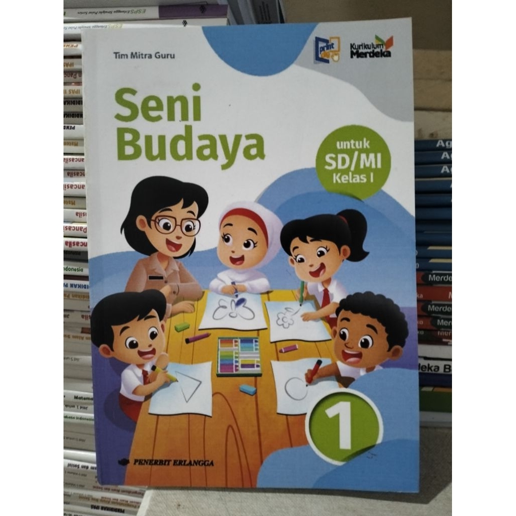 Jual buku seni budaya kelas 1 SD Erlangga | Shopee Indonesia