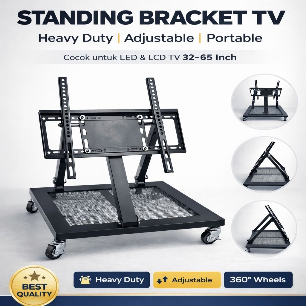 Jual Standing Bracket Tv Panggung/Stand bracket tv lantai | Shopee ...