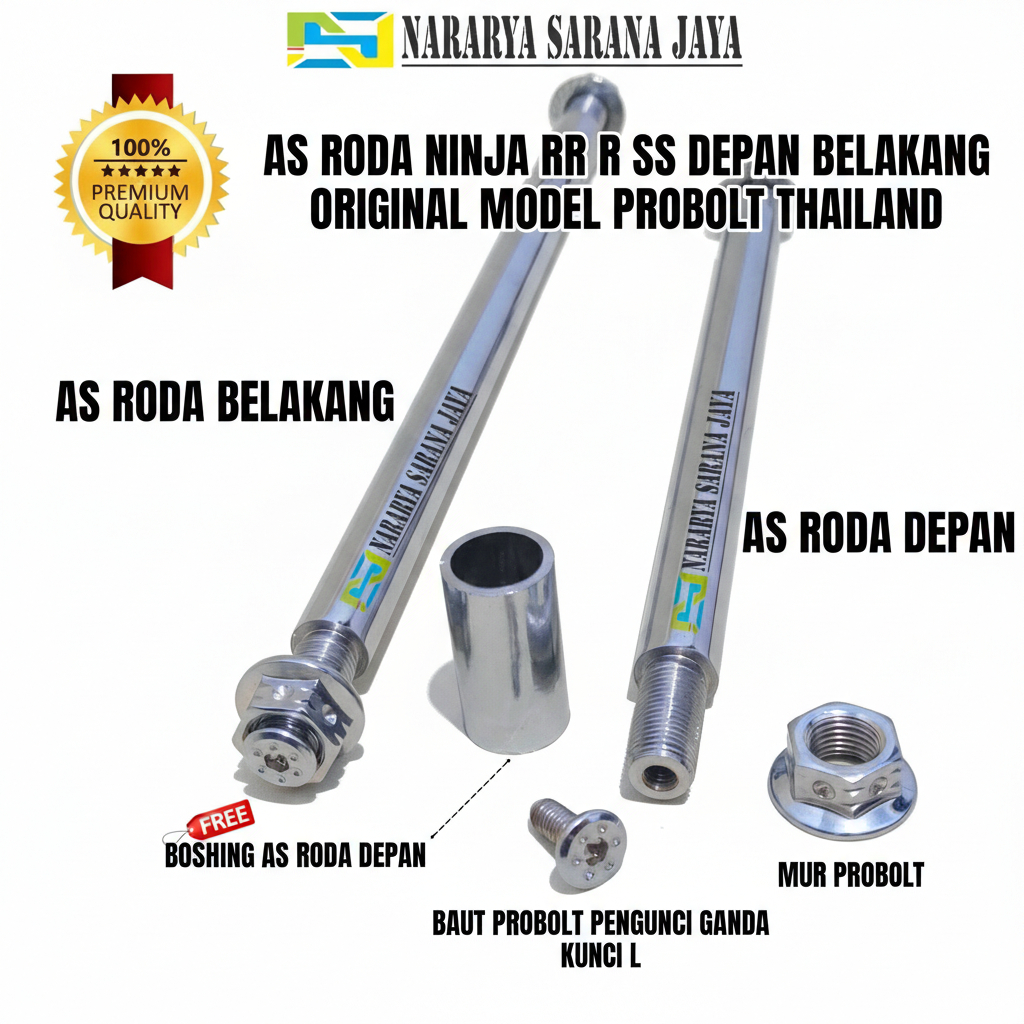 Jual As Roda Ninja RR R SS Depan Belakang Original Model Probolt ...