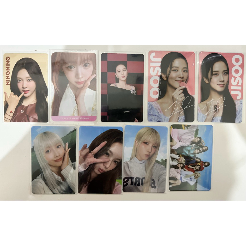 タレントカード TWICE aespa BLACKPINK and Jual Photocard Twice Blackpink Aespa Hearts2Hearts Official Nabati