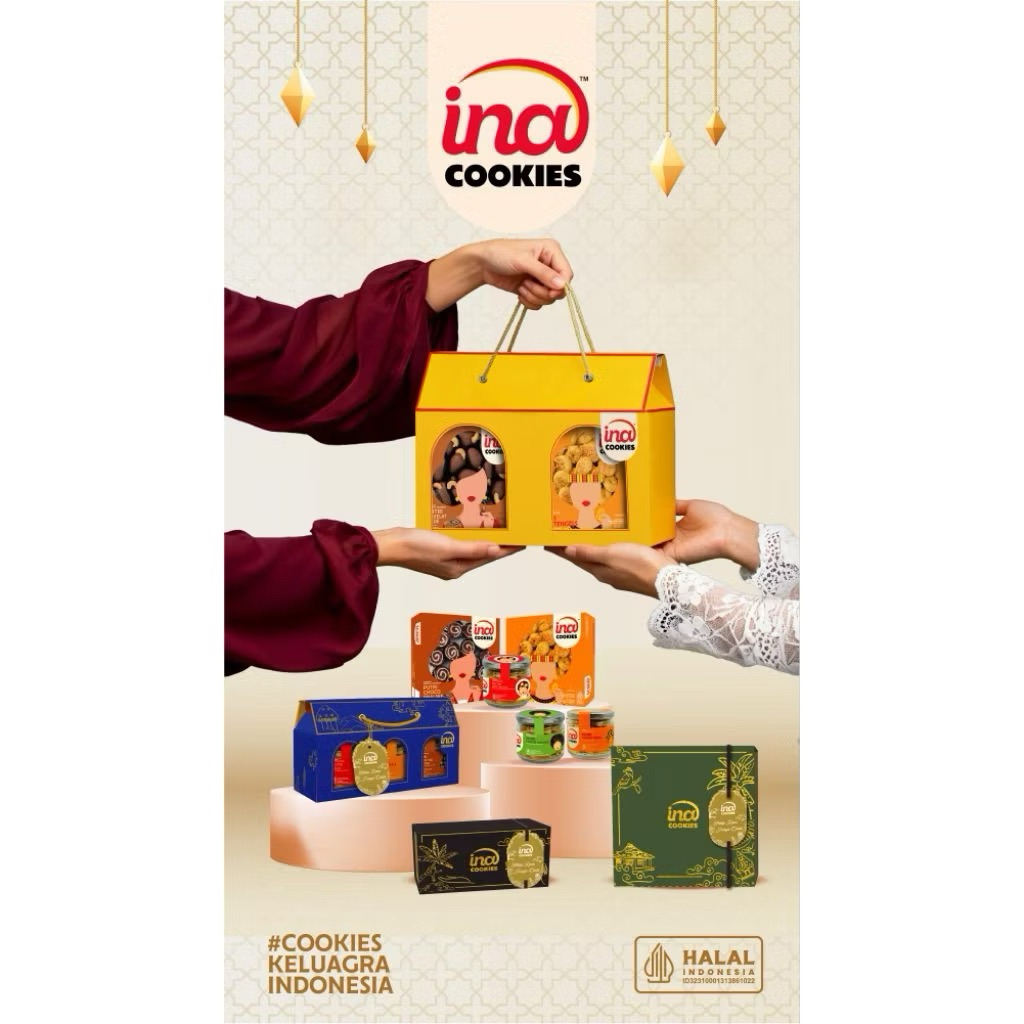 Jual Paket Hampers Gable Box Ina Cookies | Shopee Indonesia