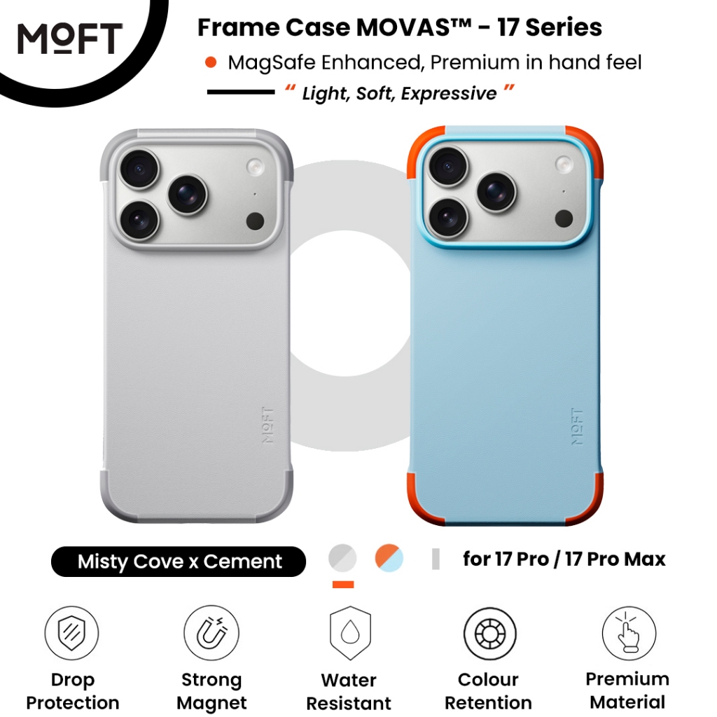Jual MOFT Frame Case MOVAS for iPhone 17 Series - Case iPhone 17 ...